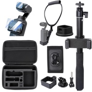 Camera Accessories Kit for DJI Osmo Pocket 3, Selfie Stick&Neck Mount&Backpack Clip Mount&Carrying C