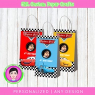Race Cars Hotwheels Lightning McQueen Loot bag Personalized