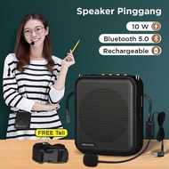 Speaker Megaphone Mini Guru Tour Guide Pidato Speaker Pinggang Dengan Kabel Audio Mic Headset