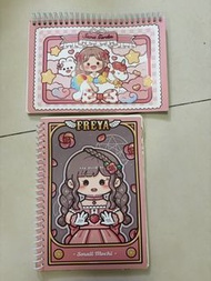 $10/兩本 小麻糬可愛卡通貼紙離型本