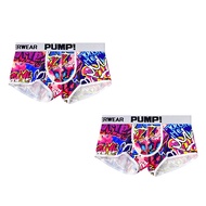 CMENIN PUMP 2Pcs Hot Nylon Người Quần Lót Boxer Quần Lót Nam Thoáng Khí Cuecas Gợi Cảm Nam Quần Lót 