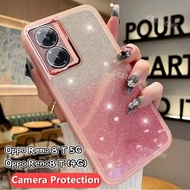Oppo Reno8 T 5G 2023 Luxury Bling Glitter Casing For OPPO Reno8T Reno 8 Reno8 T 8T 5G 4G 2023 Soft Silicone Transparent Phone Case Camera Lens Protection Shockproof Back Cover