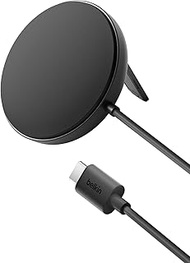 Belkin Magnetic Wireless Charging Pad Qi2 15W w/Kickstand - MagSafe-Compatible Qi2-Certified Wireles