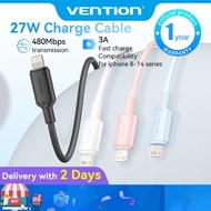 Vention 27W PD USB C to Lightning Cable for iPhone Pro Max Fast Charging Type C Cable for iPhone Cha