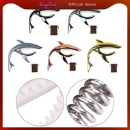 [MagiDeal] Shark Shaped Capo for Guitar, Spring Mechanism, Zinc Alloy Clip for Mandolin And Banjo