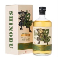 忍輕泥煤水楢桶日本純麥威士忌-禮盒 Shinobu Lightly Peated Mizunara Oak Pure Malt Whisky 700ml 43%！粉嶺華明商場G21A地舖！亦可順豐到付