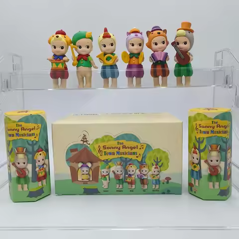 Sonny Angel Blind Box Town Musicians Series Mini Anime Figures Ornaments Dolls Fans Children Christm