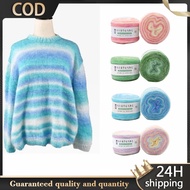 Gradient Yarn Fluffy Yarn For Crochet Mohair Yarn Crochet Thread Segment Dyed Crochet