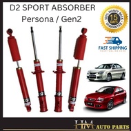 D2 Heady Duty Proton Waja,Gen2,Persona Old Front & Rear Absorber Suspension