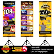 Tone Wow Bunting | Size 6' x 2'