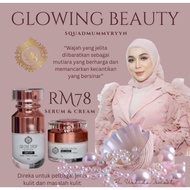 Set mutiara gb glow cream+ one drop serum