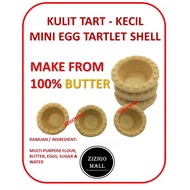 Kulit Tart Tart Shell Egg Tart Shell Tartlet Shell Kulit Tart Tart Shell Tartlet Shell 60Pcs