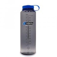 nalgene - 闊口不含 BPA 運動水樽 Silo Wide Mouth 1500ml Gray/Blue Cap