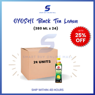 Oyoshi  380ml x 24 - Refreshing Fresh Tea with Honey Lemon Green Tea Black Tea Lemon &