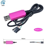 CH340 CH340G CP2102 PL2303TA USB to UART TTL Serial Wire Adapter Download Cable for WIN 7 8 10