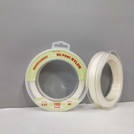 Tali Perambut Nylon DUPONT 100 Yds DUPONT Nylon Leader Line 100yds – Professional Grade
