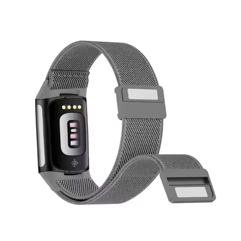Magnetic Strap for Fitbit Charge 6 Band Watch Accessories Nylon Elastic Watchband Wristband Bracelet