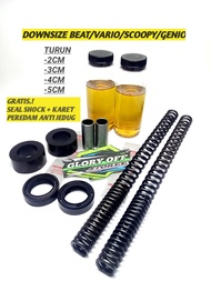 DOWNSIZE CEPER SHOCK DEPAN VARIO/BEAT/GENIO/SCOOPY/SPACY