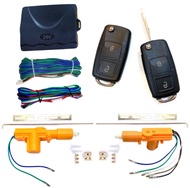 AUTO K ONE  ชุดเซ็นทรัลล็อครถยนต์พร้อมกุญแจรีโมท2ตัว สำหรับรถยนต์ 2 ประตู 24V ใช้ได้กับทุกรุ่น(ที่ร่