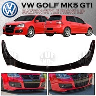 VOLKSWAGEN GOLF MK5 GTI MAXTON DESIGN FRONT LIP BUMPER SKIRT LIP GOLF MK5 GTI FRONT DIFFUSER LIP DEP