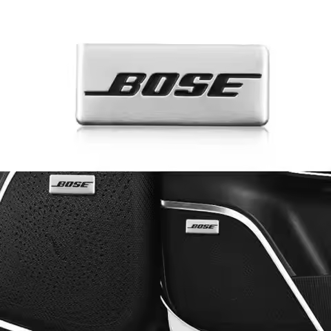 Harman Kardon or BOSE Badge 3D Car Audio Stickers One-time Disposable Self-Adhesive Waterproof Stick