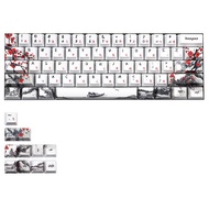 GL-Tech Allover Dye Subbed 71 Key Profile Keycap สำหรับ GH60 RK61 ALT61 Anne PRO2 GK61 GK64 Dz60 Key