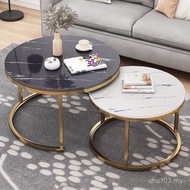 Bedroom Round Coffee Table Round Household Warm Living Room Coffee Table Small Apartment Top-End Tab