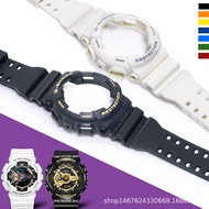 to Casio Strap Male G-SHOCK Black Warrior Black and Golden White Tiger Ga110 Original Silicone Casio