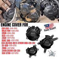 GB Racing Engine Cover CBR650 NINJA400 ER6N R25 ZX6R DUKE390 GSXS750 SV650 Z900 ZX4R ZX25R GSX-8S EN