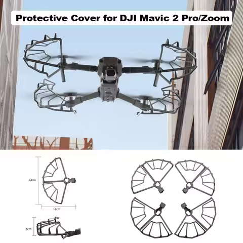 Fully Enclosed Propeller Protector for DJI Mavic 2 Pro/Zoom Drone Propeller Guard Props Wing Fan Cov