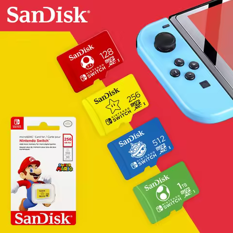 Sandisk Micro card for Nintendo Switch Compatible withmultiple devices Read Speed Up to100MB/S 128GB