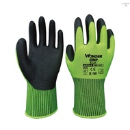 ღUniversal Nitrile Rubber Gardening Gloves Household Cleaning Gloves Light-duty Safety Work Gloves Breathable for Men Women with Elastic Wrist, M Size