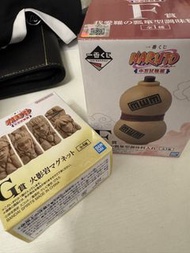 一番賞 我愛羅葫蘆(瓢)Figure (F賞) & 火影岩雪櫃貼(G賞）