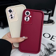 เคส OPPO Reno11 f 5G Reno11 5g Reno11pro 5g ใหม่แฟชั่นใหม่ล่าสุดแบบเรียบง่ายสีทึบปกป้องเต็มรูปแบบกล้องป้องกันเคสนิ่ม TPU กันกระแทกเคสโทรศัพท์ OPPO Reno 11f 5G เคสโทรศัพท์ฝาครอบ