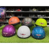 MHR 100 % ORIGINAL HELMET SETENGAH / HELMET HALF MHR ORIGINAL / HELMET KURA-KURA / BOGO BLACK