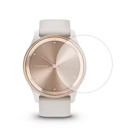 Hard Tempered Glass Clear Protective Film For Garmin Vivomove Trend Smartwatch Screen Protector Cove