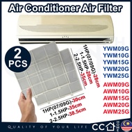 2PCS YORK ACSON AirCond Filter For Wall Mounted G 1-2.5HP YWM10G YWM15G AWM10G AWM15G YWM20G YORK FILTER ACSON FILTER