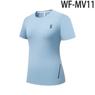 Women's DRY-FIT T-Shirt yoga Short Sleeves sports jogging Tshirt causal wear tshir -WF-MV11