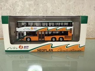 1:76 巴士模型 MODEL 1 64401 新巴 NWFB Neoplan Centroliner 12m 6008 (早期版；波浪色) (JU1220) - rt. 2X 灣仔特快