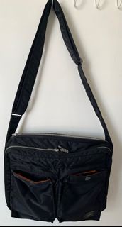 Porter Tokyo Japan tanker shoulder bag black