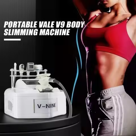 2026 Vela Shape V9 Vacuum RF Slimming Machine Weight Loss Skin Tightening Face Lifting Machine