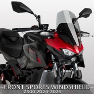 Fits For KAWASAKI Z500 Z-500 2024 2025 Motorcycle Accessories Sports Touring WindScreen Windshield V