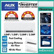 【LOWEST PRICE】AUX 1.0HP / 1.5HP/2HP /2.5HP C-SERIES INVERTER AIR CONDITIONERS R32 AIRCOND 4 STAR ENE