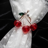 Cherry HijabRing / Hijab RingRing / HijabRing / HijabRing / ScarfRing Ring Brooch/ Brooch/ Wanita Hi
