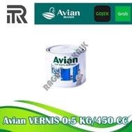 Cat Avian Kayu dan Besi 450 cc vernis 1/2 setengah 0.5 kg cepat kering