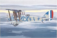 Roden 1/48 WWI British Army Air Force de Haviland DH.4/RAF3a Single Biplane Bomber and Bomber Plane 