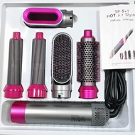 ⭐5 IN 1⭐3-Pin Plug Hair Dryer + Hair curler hairdryer straightener hair pengering rambut  murah hair