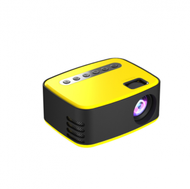 Others - T20迷你無線手機投影儀家用LED小型便攜投影機1080P高清投影（黃黑色-普版（不能連手機））