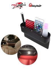 [OFFICIAL STORE MALAYSIA] ProBiker Premium Car Seat Leather Gap Guard Leak-proof Storage Box Car Sea