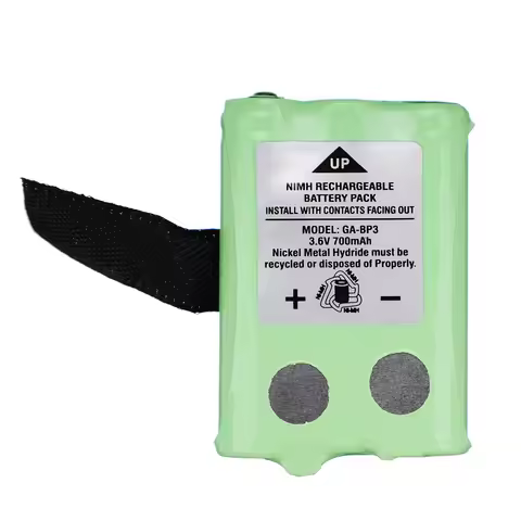 3.6V 700mAh GA-BP3 Battery Pack for Cobra PR145/PR150/PR155 Walkie-Talkie 2-Way Radios NIMH Batterie